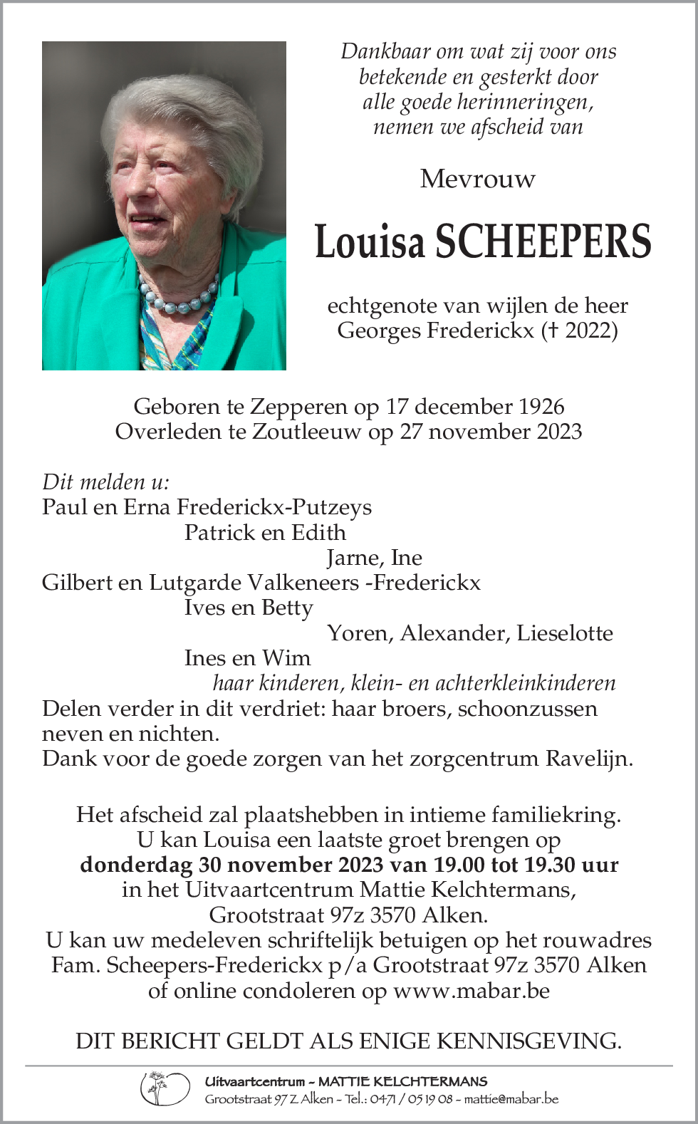 Louisa Scheepers