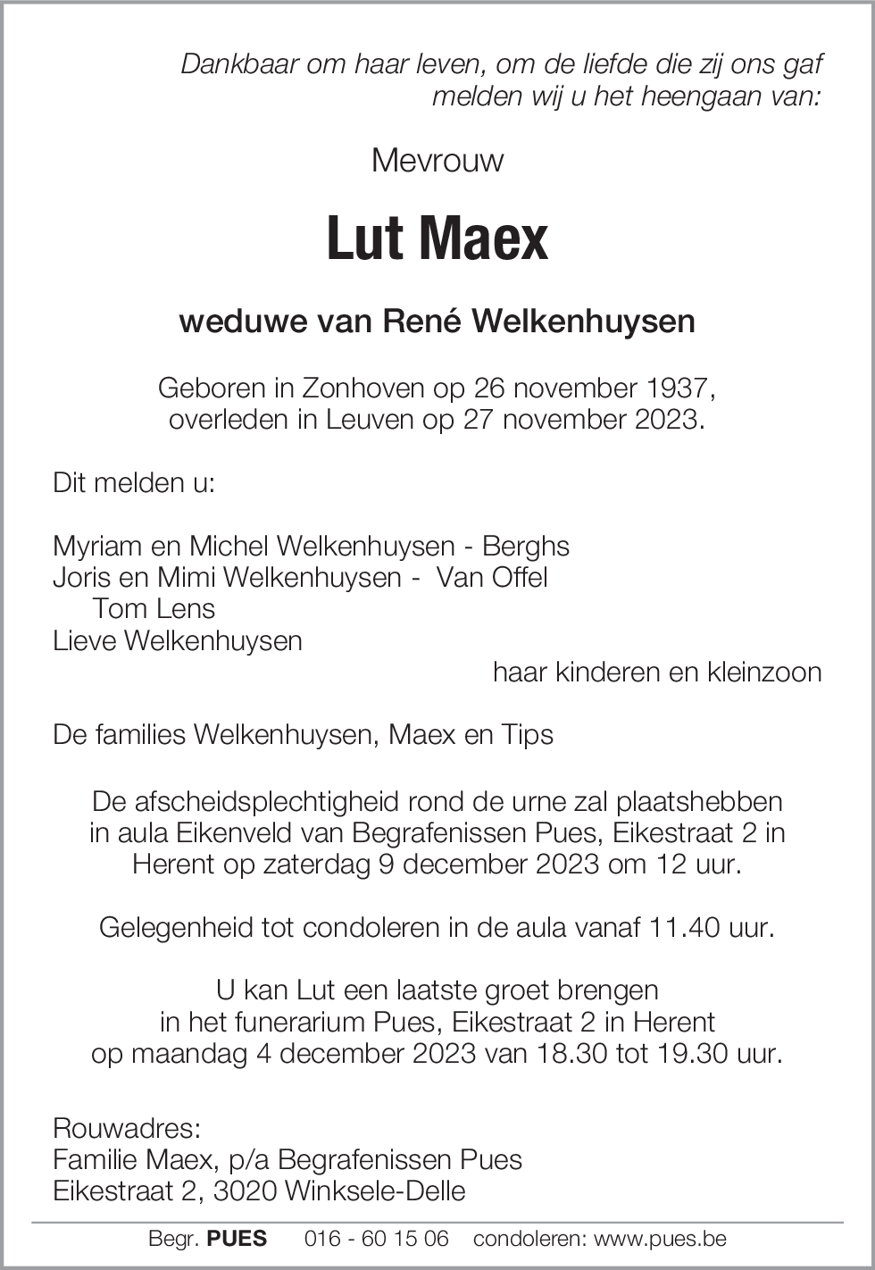 Lutgarde Maex