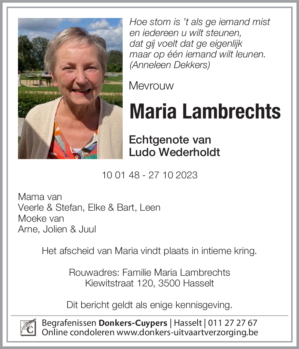 Maria Lambrechts