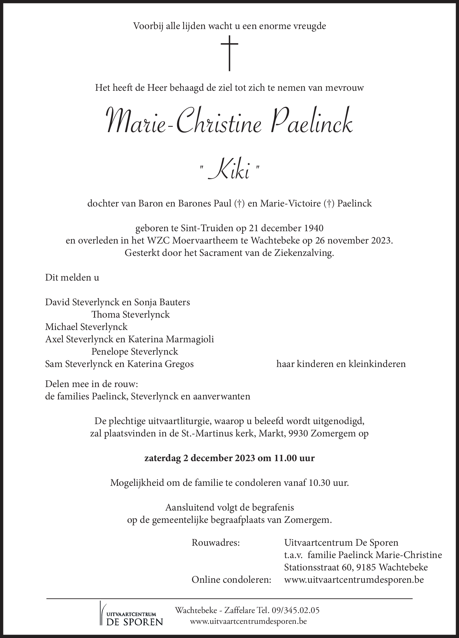 Marie Christine Paelinck