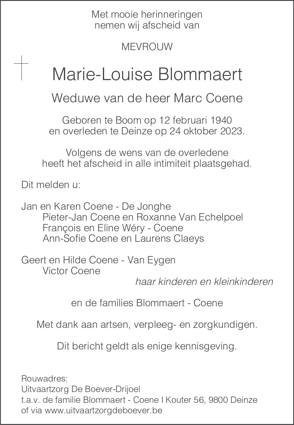 Marie-Louise Blommaert