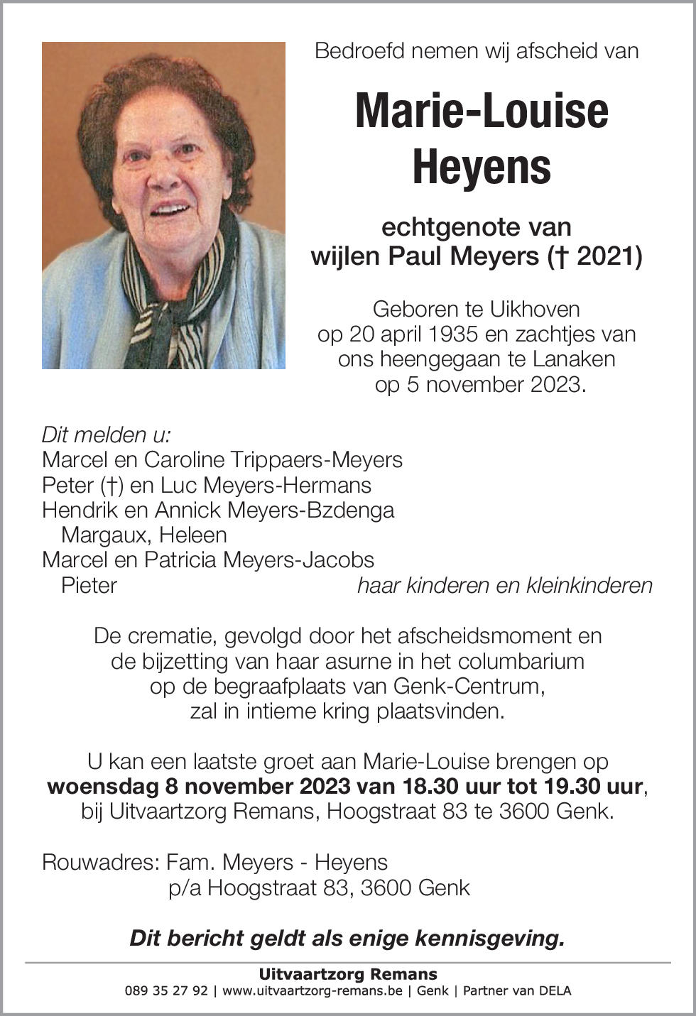 Marie-Louise Heyens