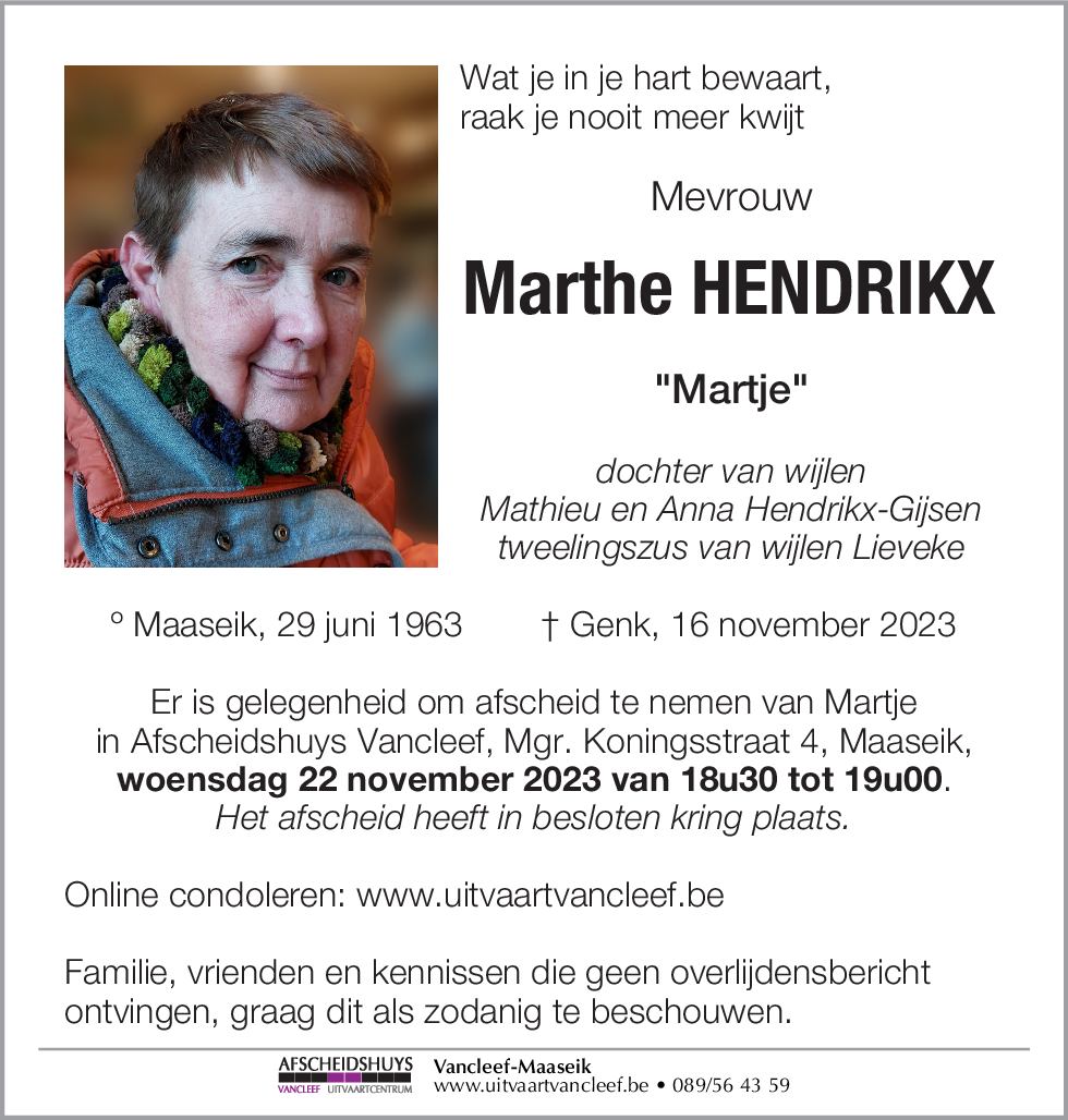 Marthe Hendrikx