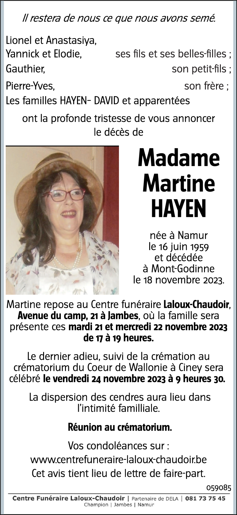 Martine HAYEN