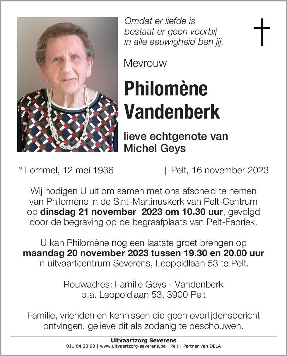 Philoméne Vandenberk