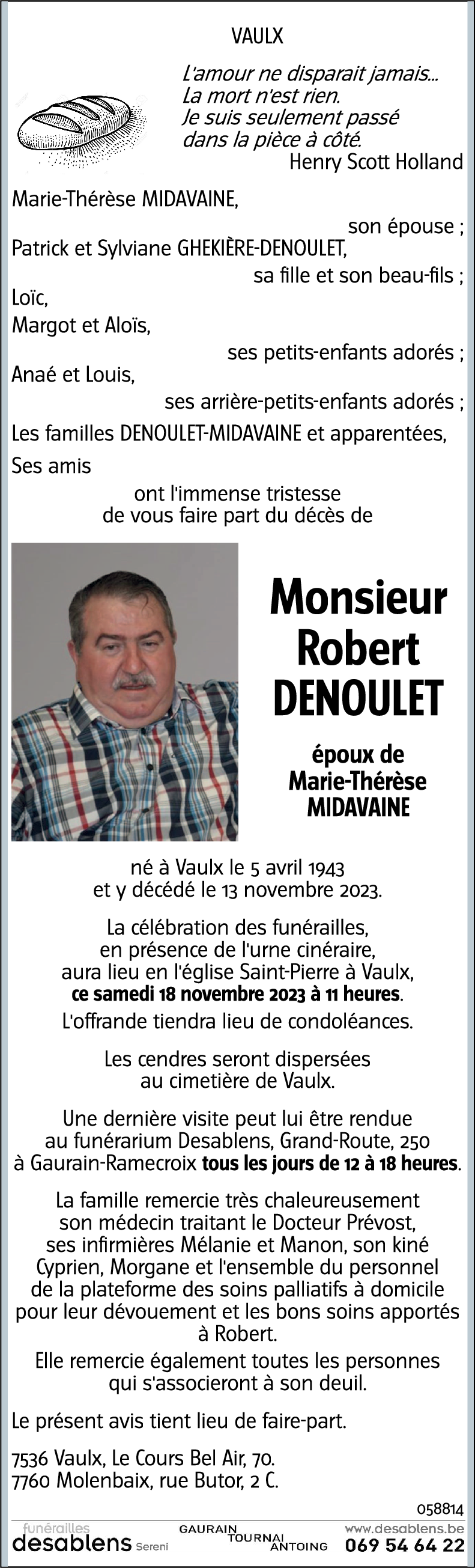 Robert DENOULET