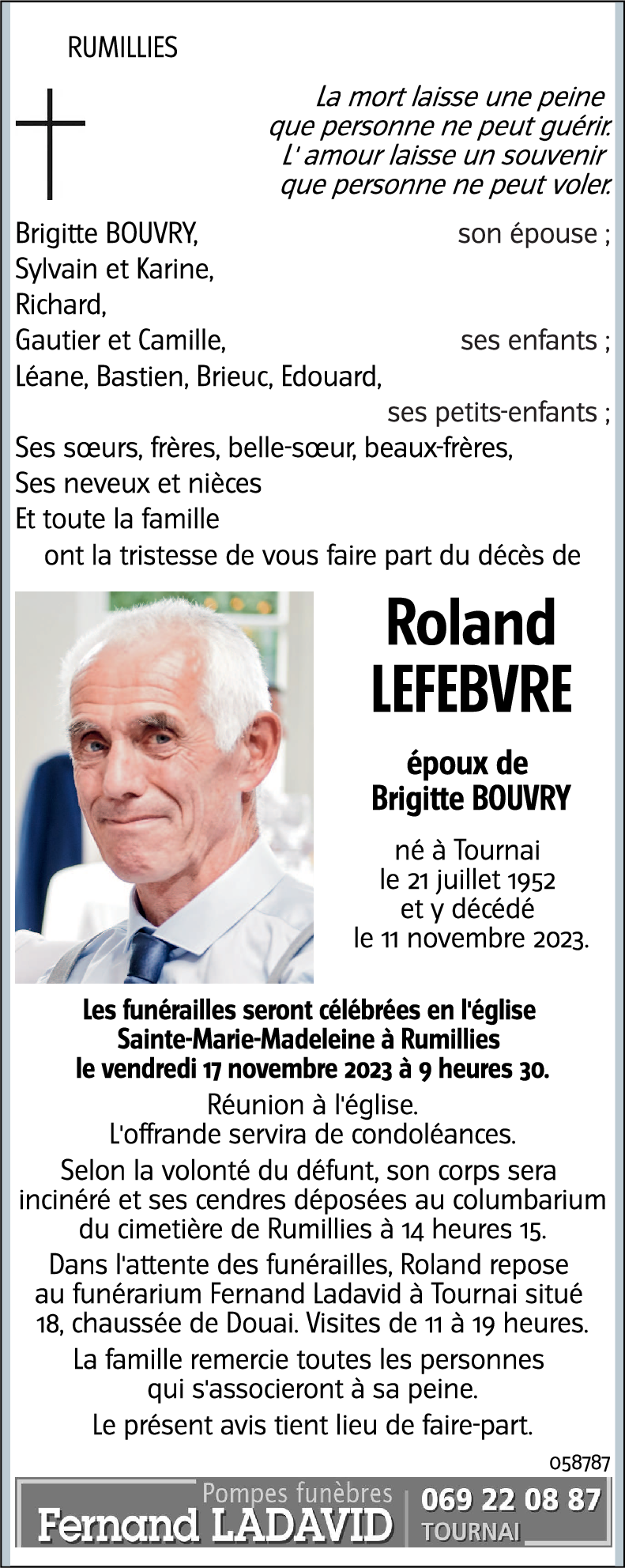 Roland LEFEBVRE