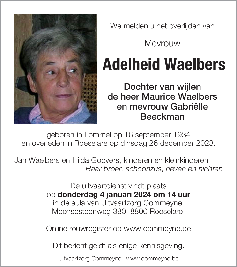 Adelheid Waelbers