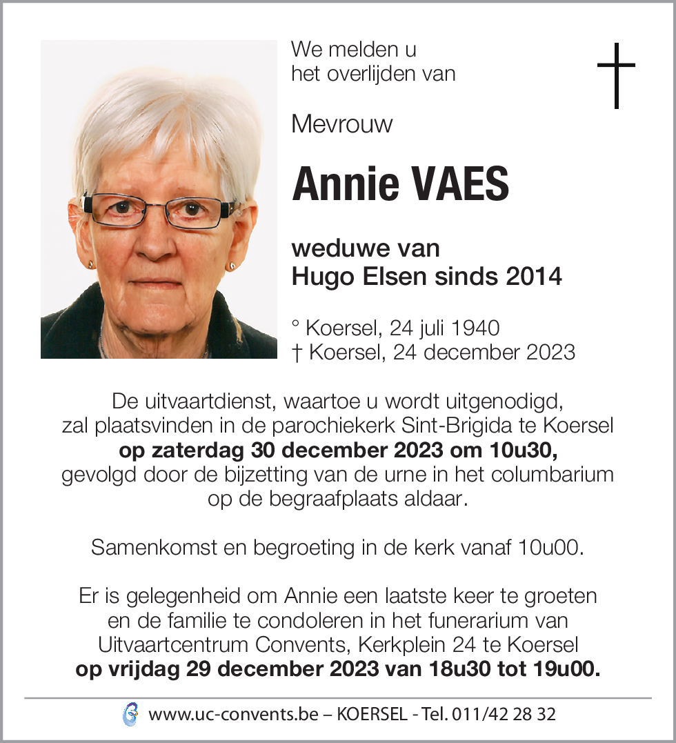 Annie Vaes