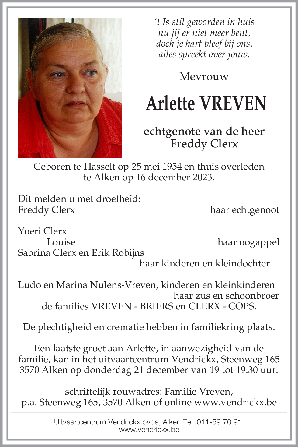 Arlette Vreven