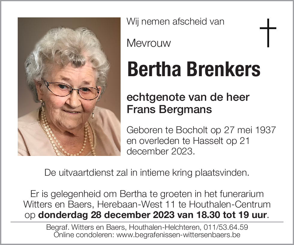 Bertha Brenkers