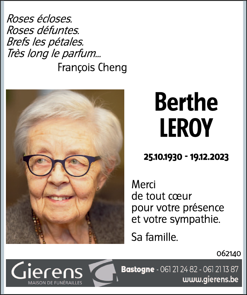 Berthe LEROY