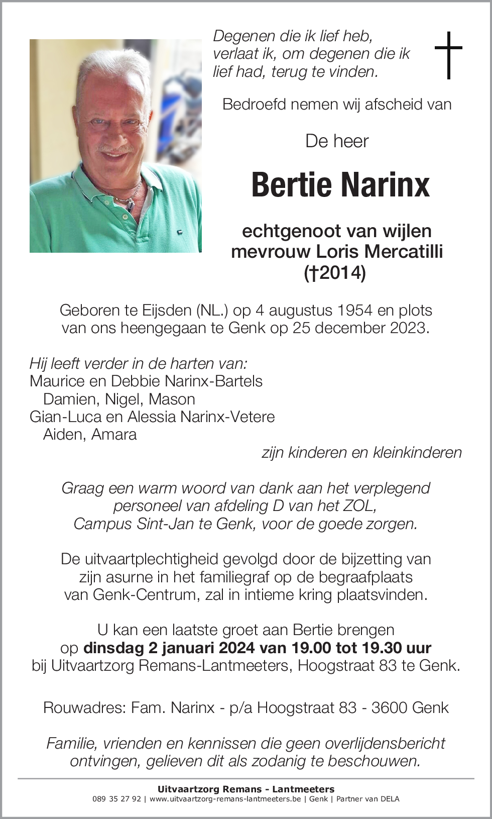 Bertie Narinx