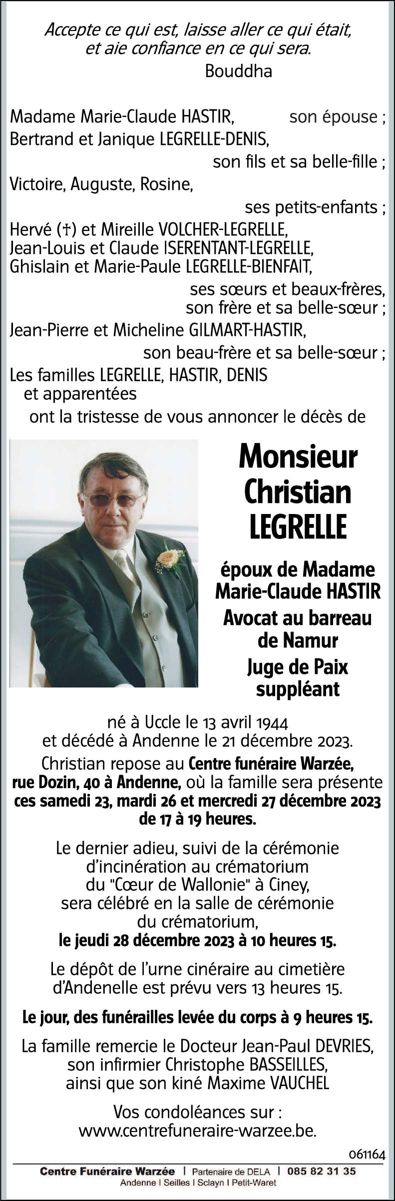 Christian LEGRELLE