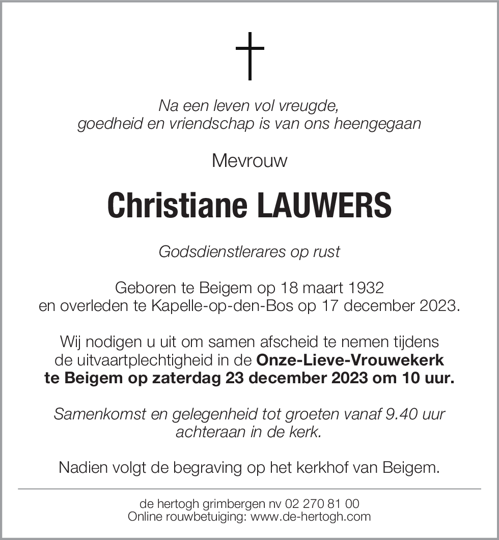 Christiane Lauwers