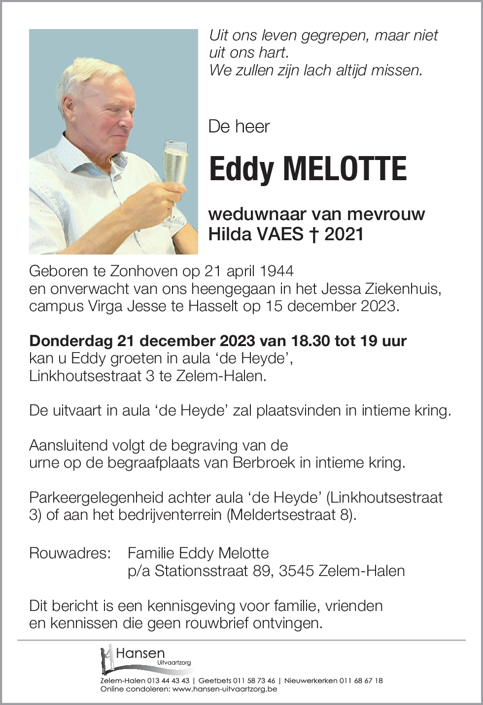 Eddy MELOTTE