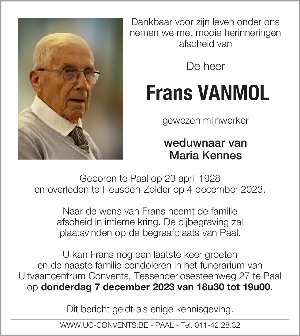Frans Vanmol