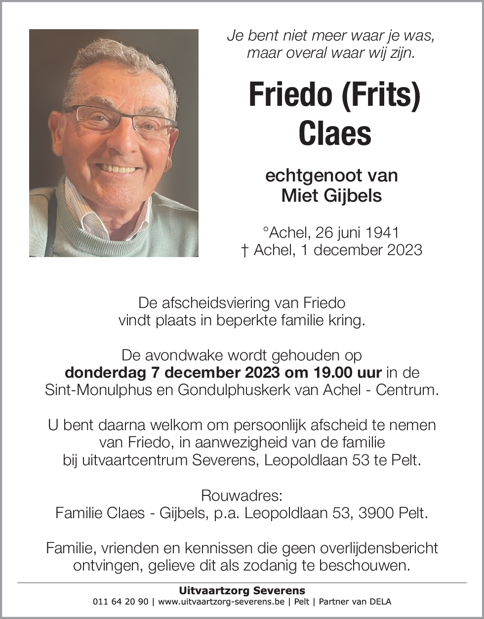 Friedo Claes