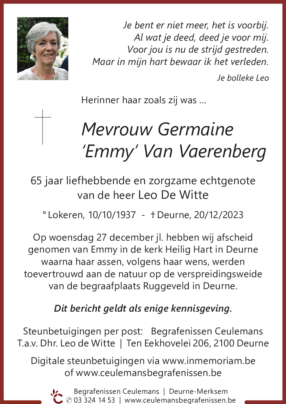 Germaine Van Vaerenberg