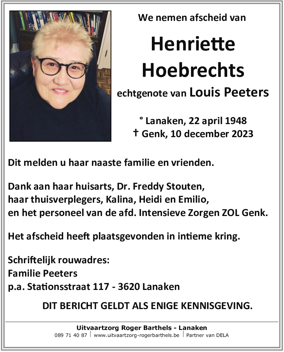 Henriette Hoebrechts