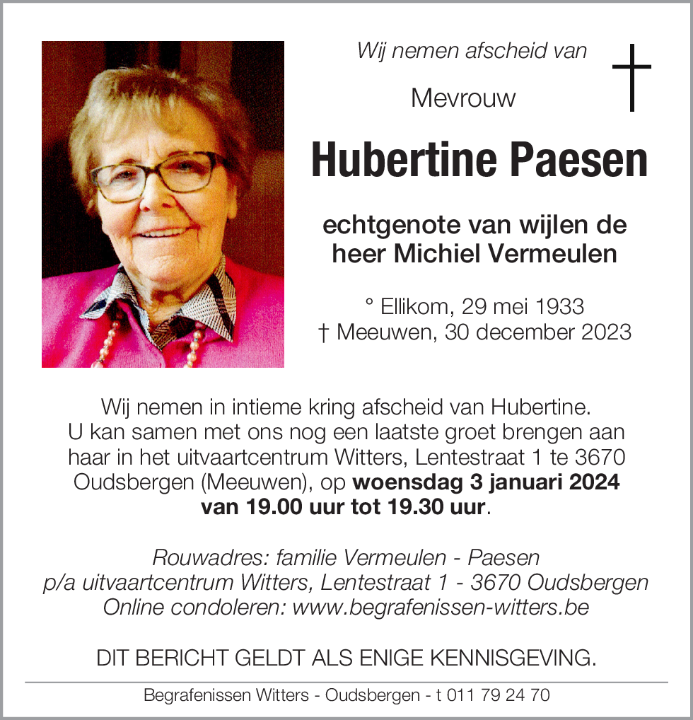 Hubertine Paesen