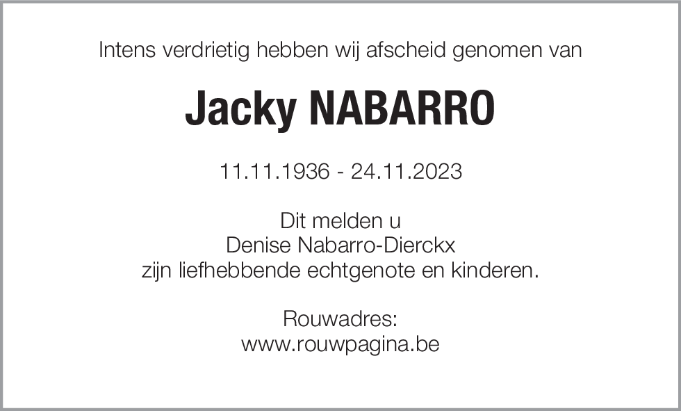 Jacky Nabarro