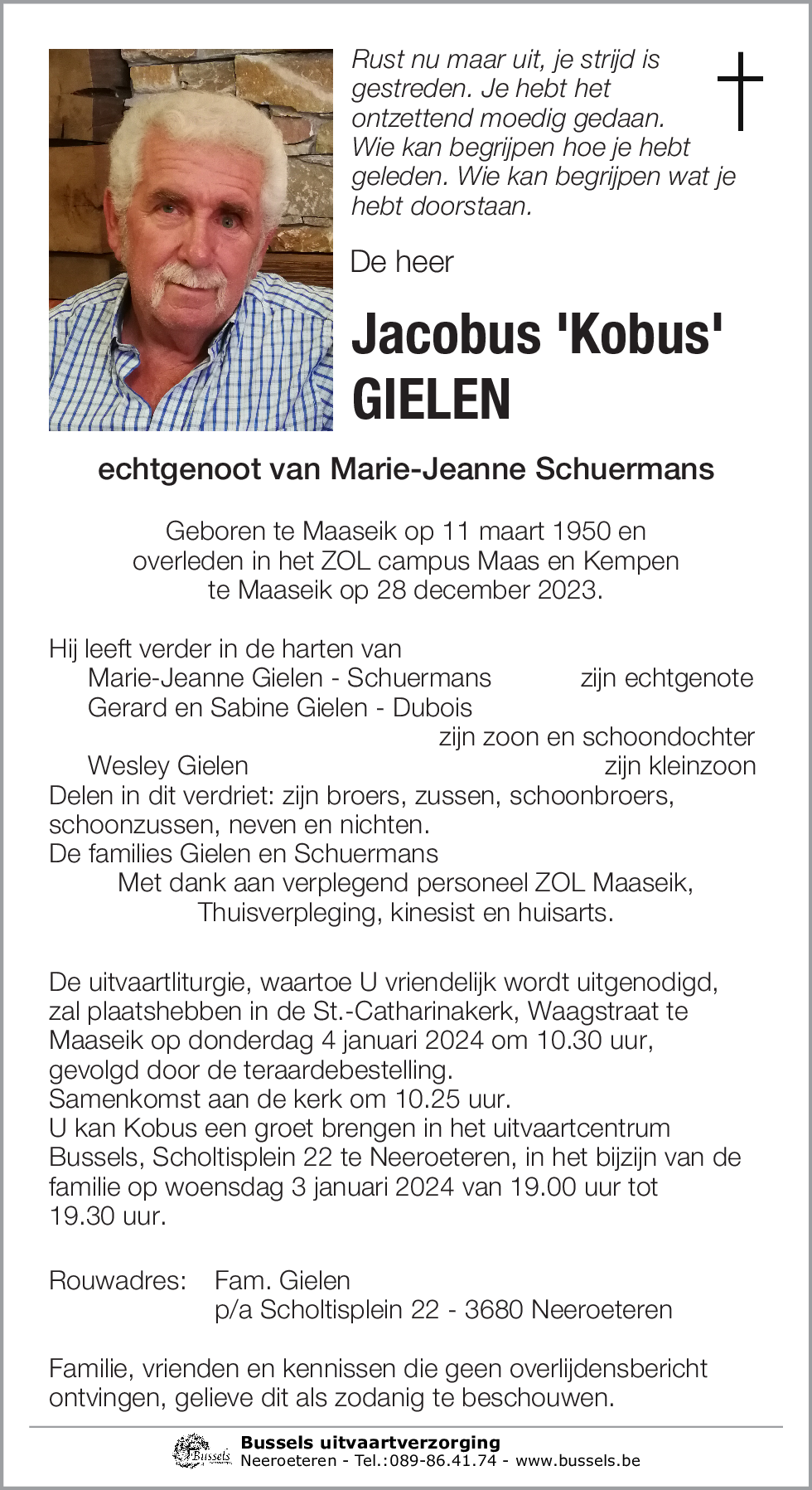 Jacobus 'Kobus' Gielen