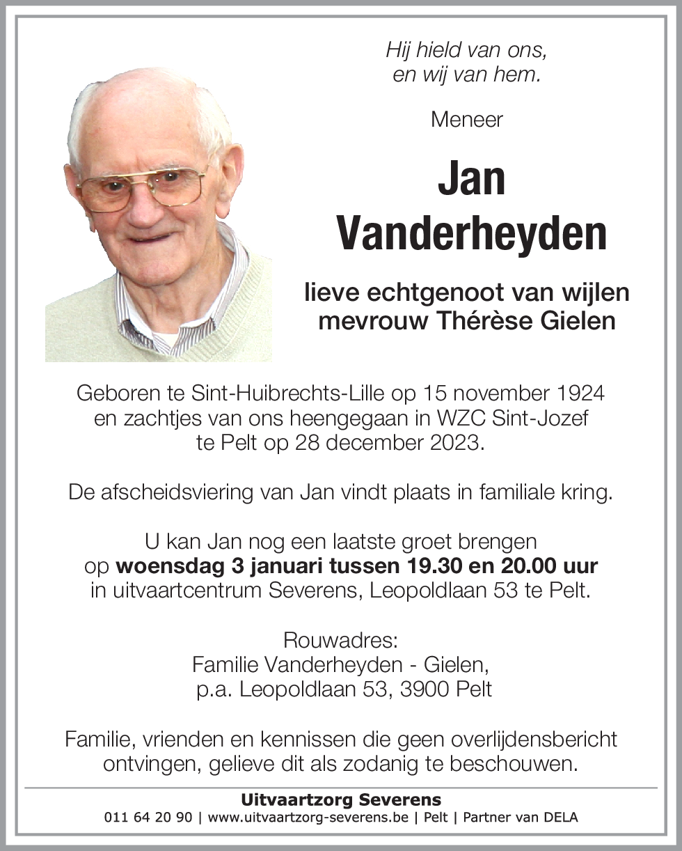 Jan Vanderheyden