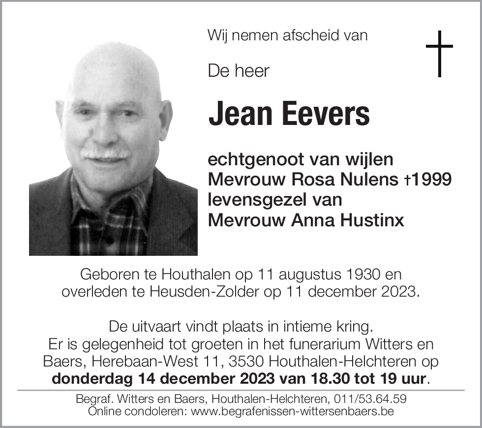 Jean Eevers