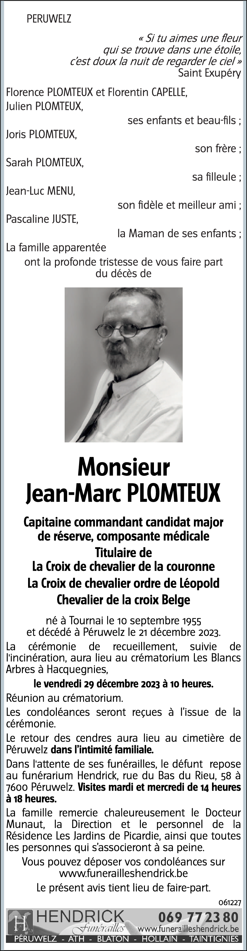 Jean-Marc PLOMTEUX