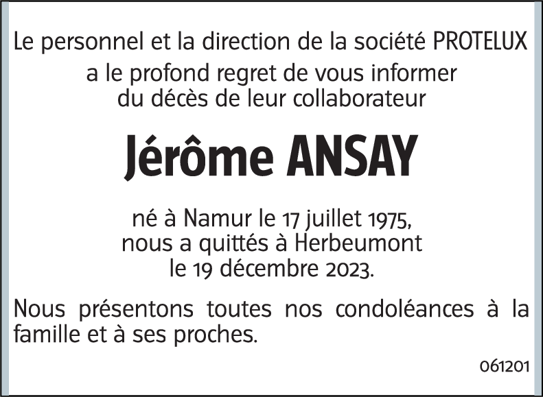 Jérôme ANSAY