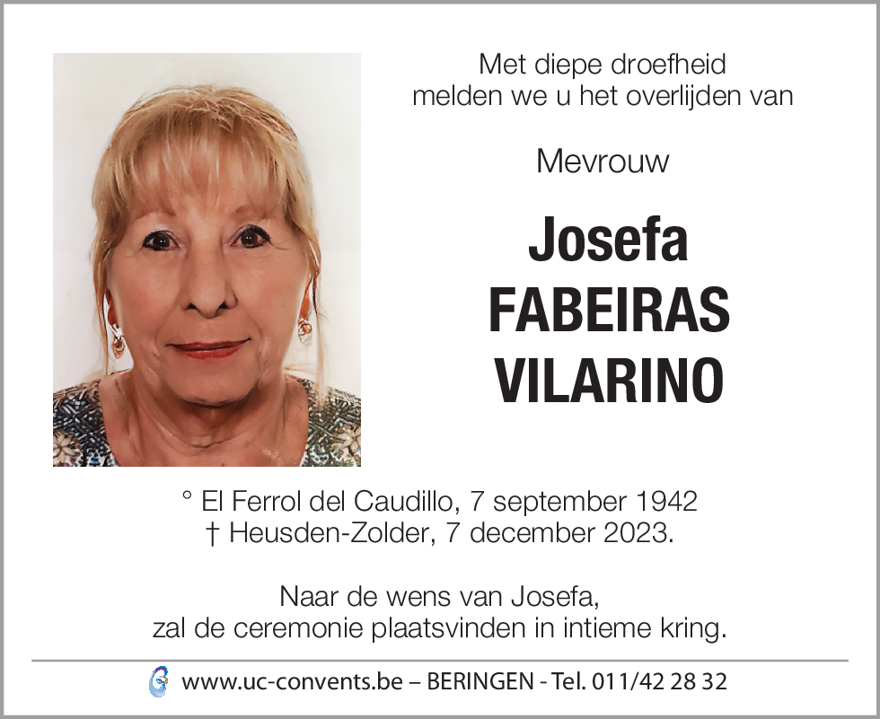 Josefa Fabeiras - Vilarino