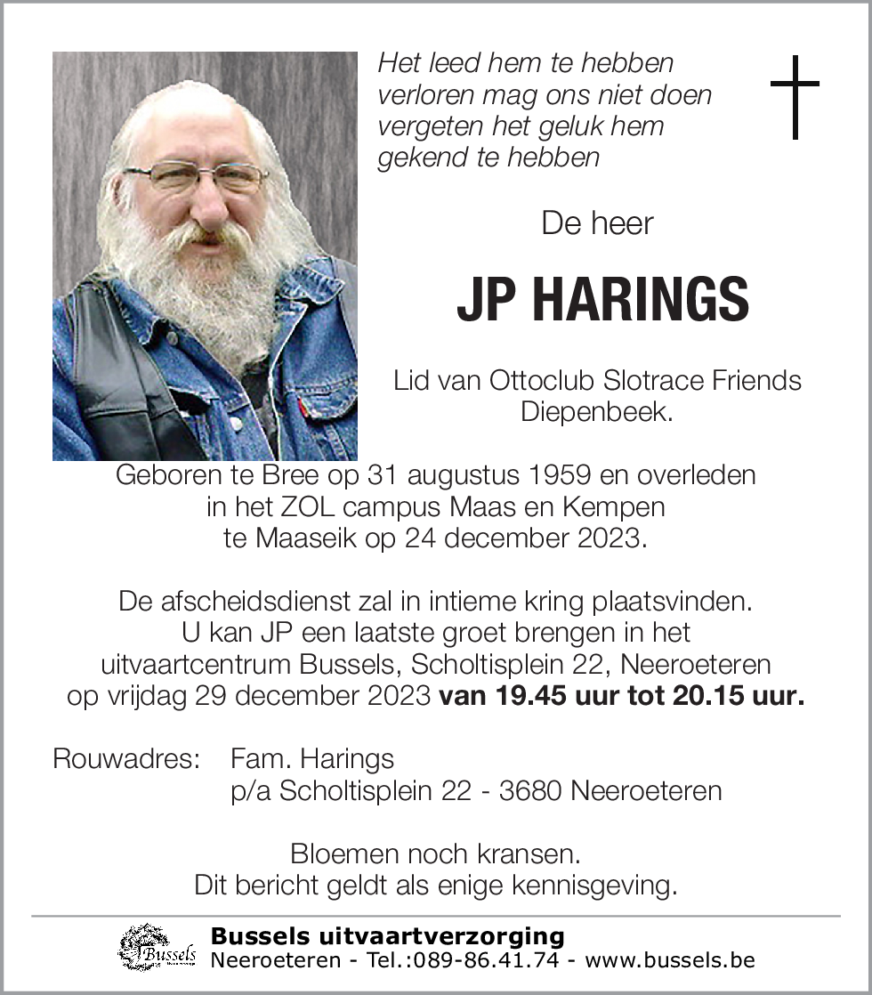 JP HARINGS