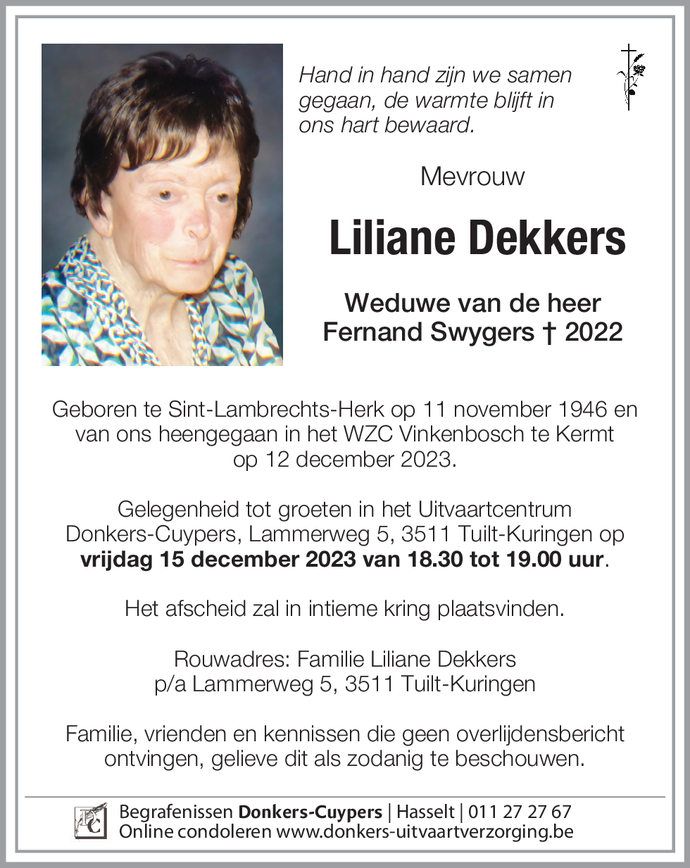 Liliane Dekkers