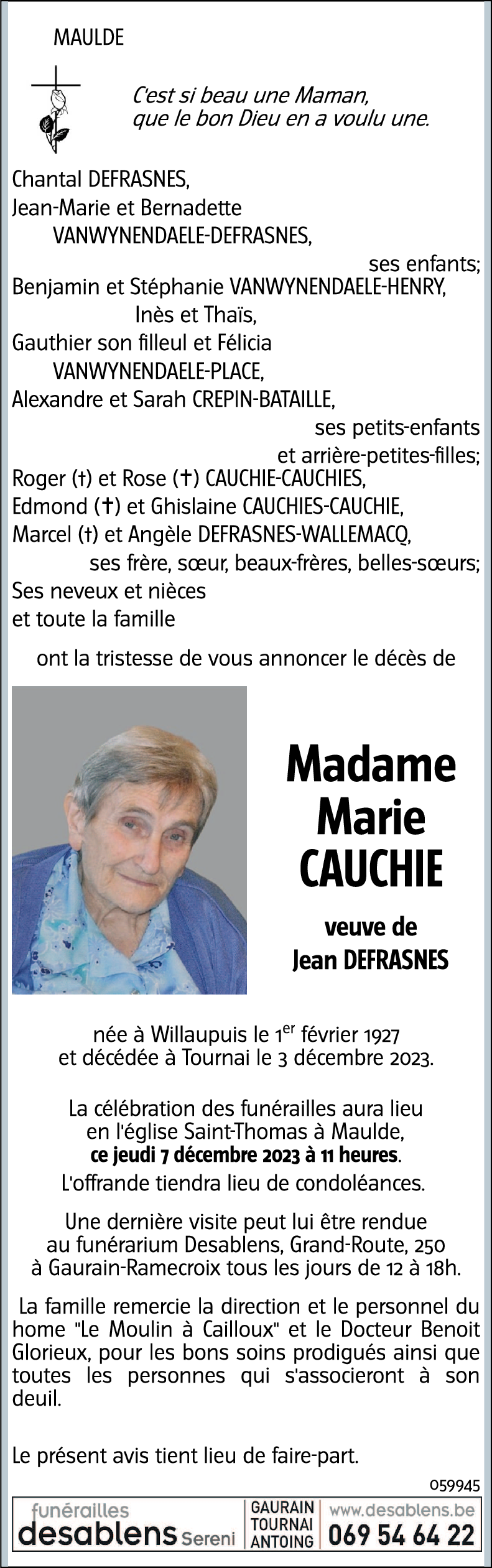 Marie CAUCHIE