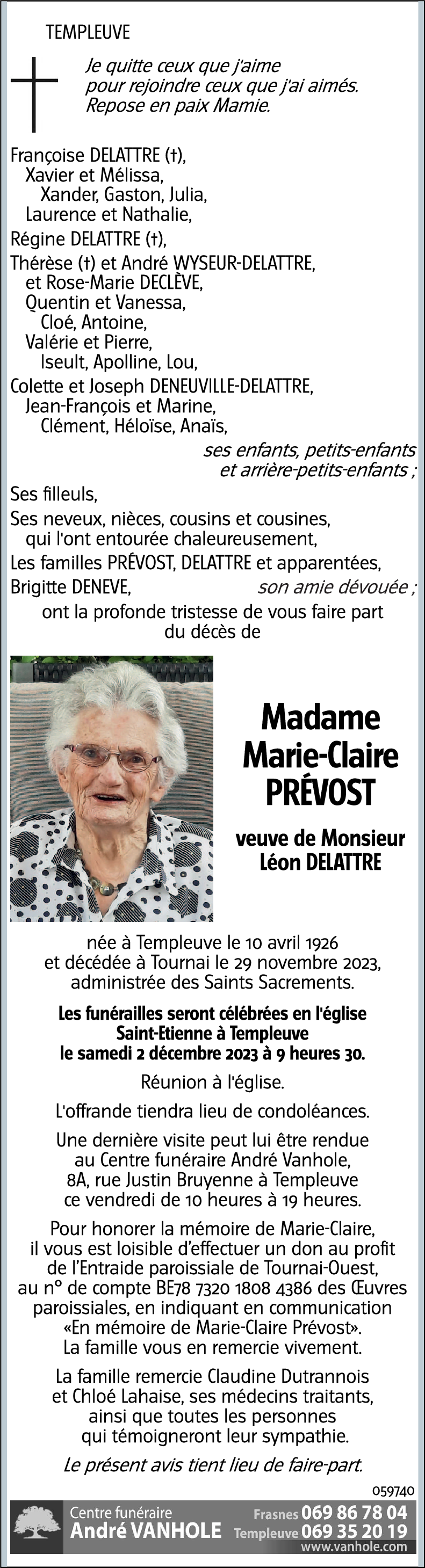 Marie-Claire PRÉVOST