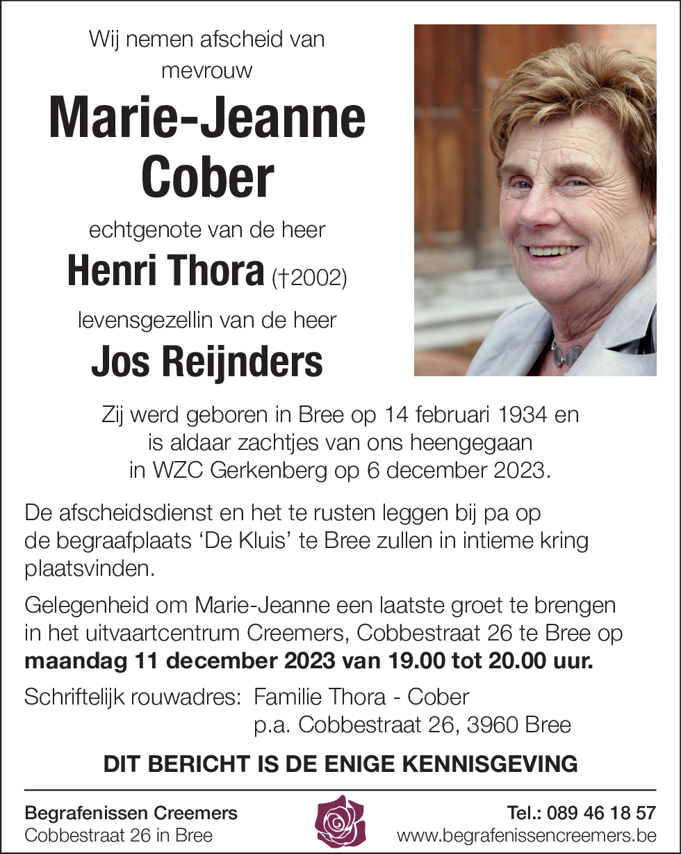 Marie-Jeanne Cober