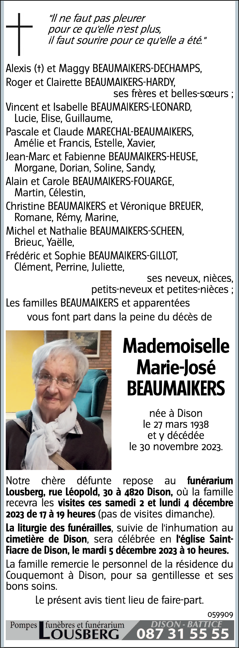 Marie-José BEAUMAIKERS