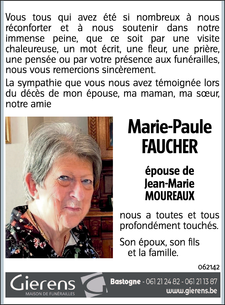 Marie-Paule FAUCHER