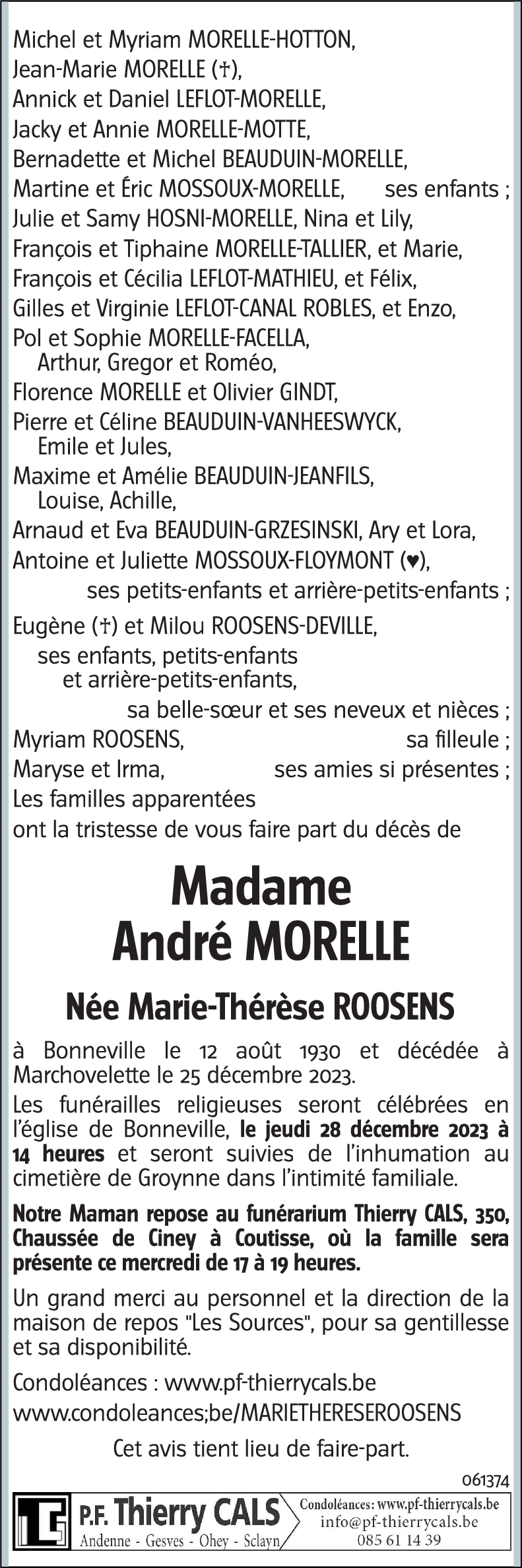 Marie-Thérèse ROOSENS