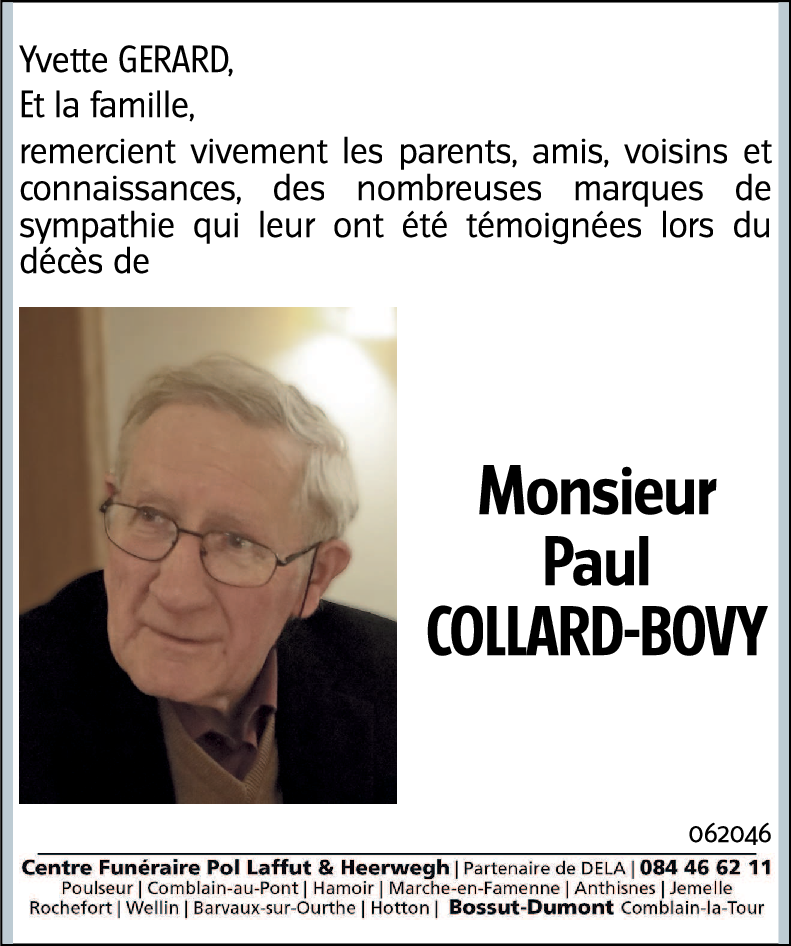 Paul COLLARD-BOVY