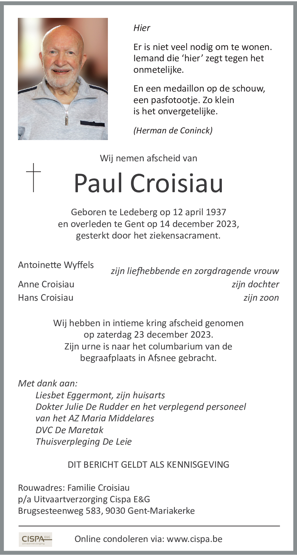 Paul Croisiau