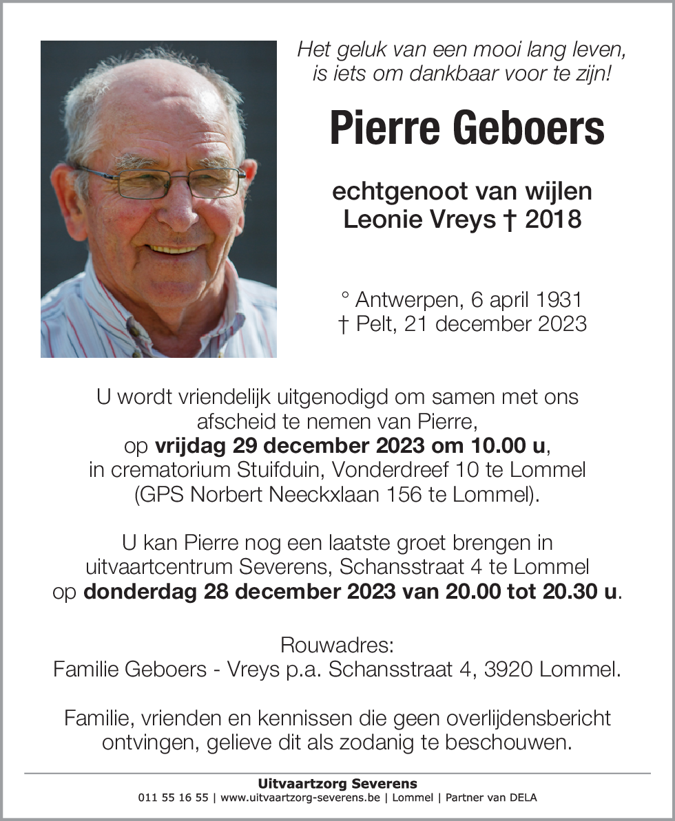 Pierre Geboers