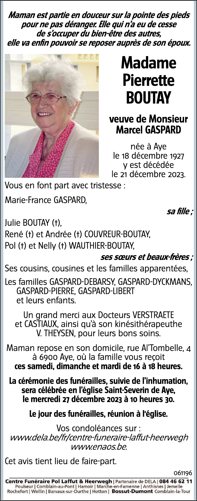 Pierrette BOUTAY