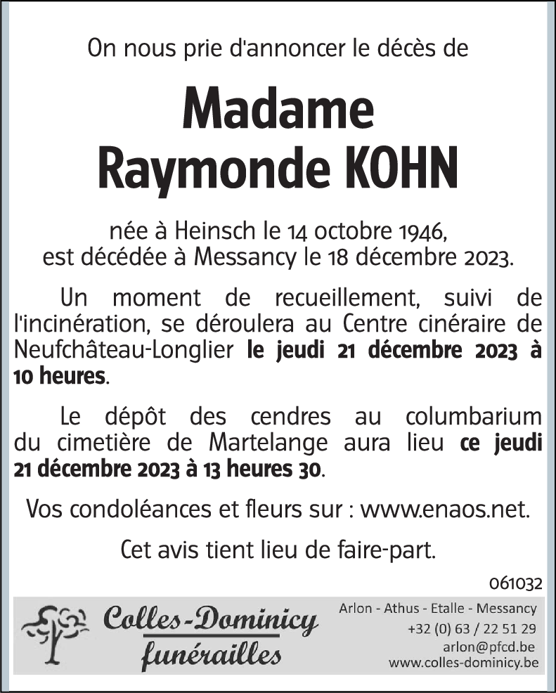 Raymonde KOHN