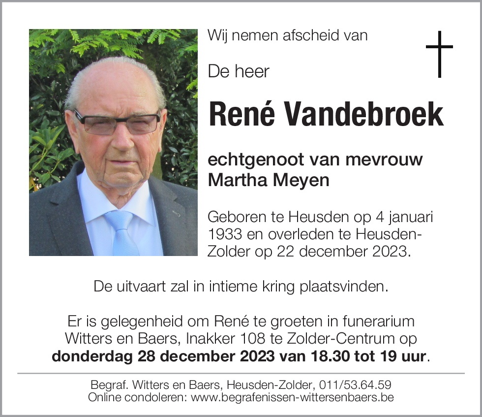 René Vandebroek