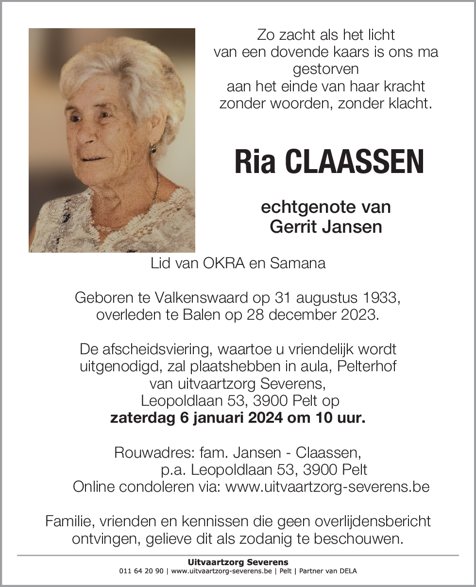 Ria Claassen