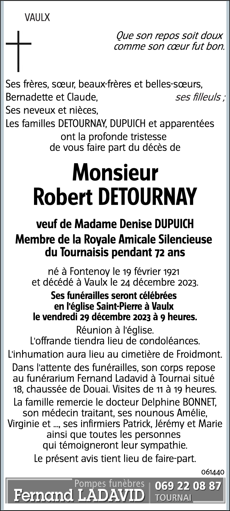 Robert DETOURNAY