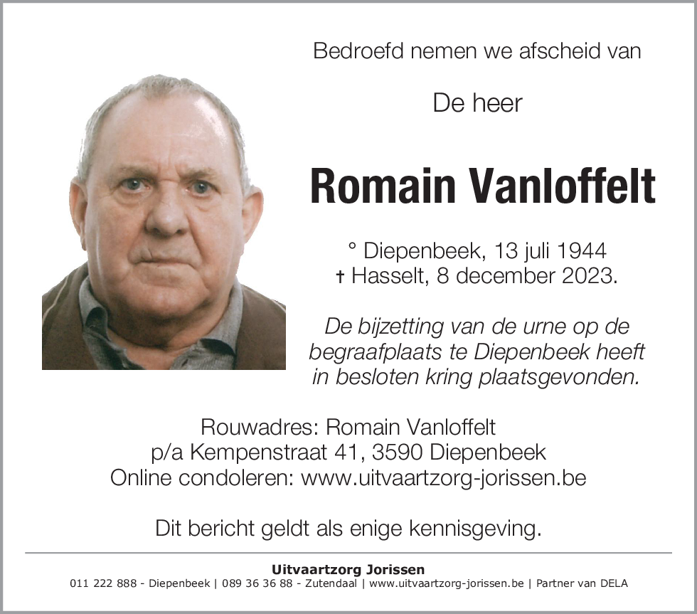 Robert Vanloffelt