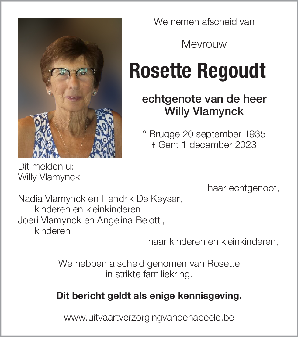 Rosette Regoudt